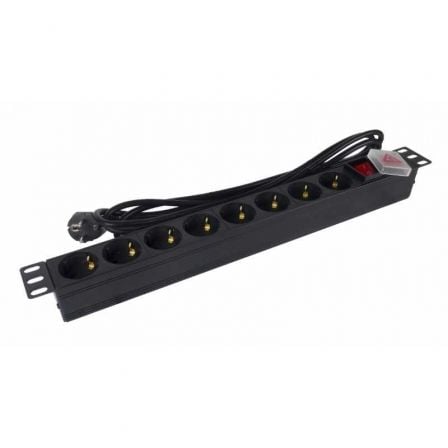 Regleta Phasak de 8 endolls amb interruptor i cable de 3 m