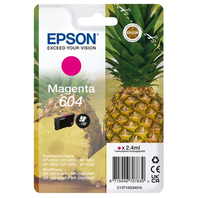 Cartutx de tinta Epson 604 Magenta