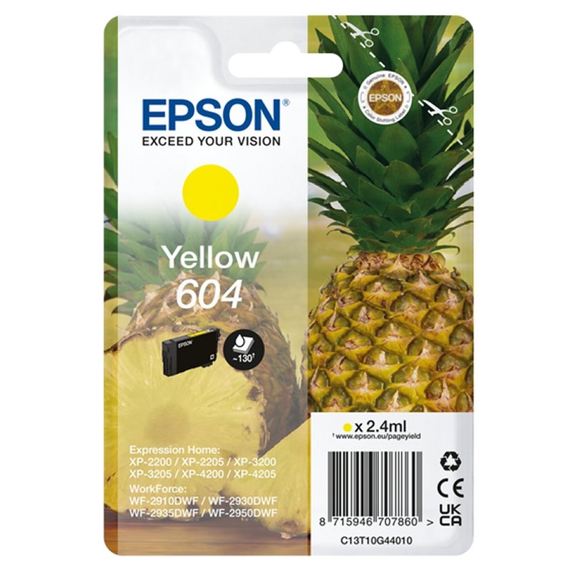 Cartutx de tinta Epson 604 Groc
