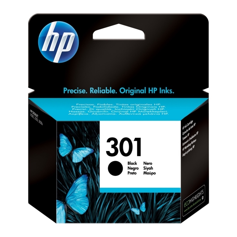 HP Cartucho 301 - Negre